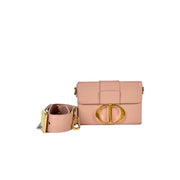 Dior 30 Montaigne Small 21cm Nude Pink Smooth Calfskin